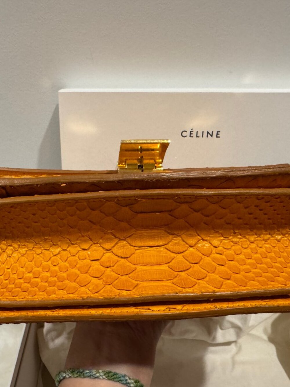 Celine Python Box - Medium - Picture 4 of 15